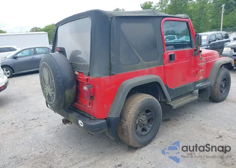 1999 Jeep Wrangler Sport z USA, uszkodzony, nr VIN 1J4FY19S0XP482218